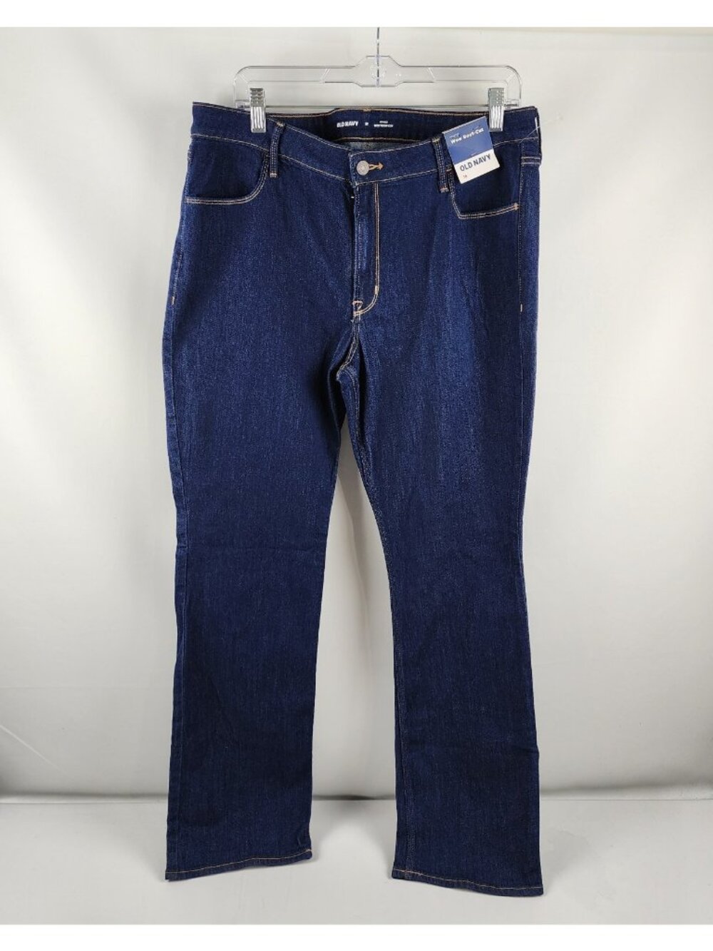 Old Navy Jeans Womens 16 Blue Wow Bootcut Mid Rise Denim (34x32) NWT